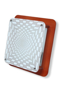 Потолочный деревянный светильник SVLIGHT двухламповый 5602/2 коричневый